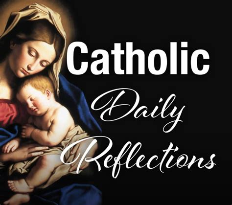 catholic daily reflection 2022